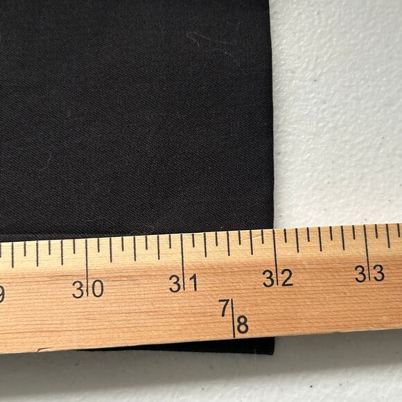 Alfani Trouser Leg Dress Pants Deep Black Silver Tone Circular Belt Buckle Sz 4 - Picture 16 of 16